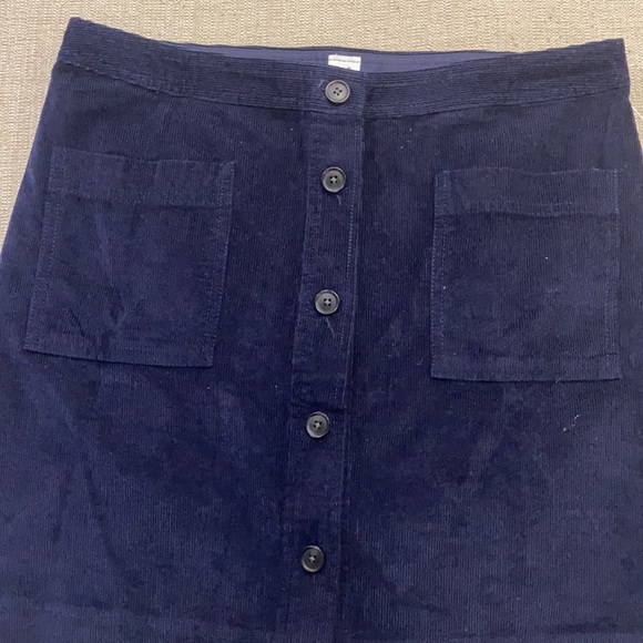 Gap Blue Corduroy Skirt - Picture 2 of 3